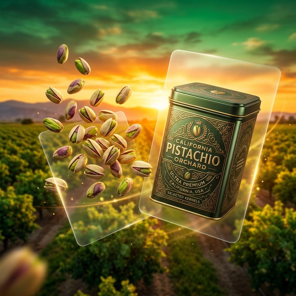 Luxury California Pistachio Orchard Banner